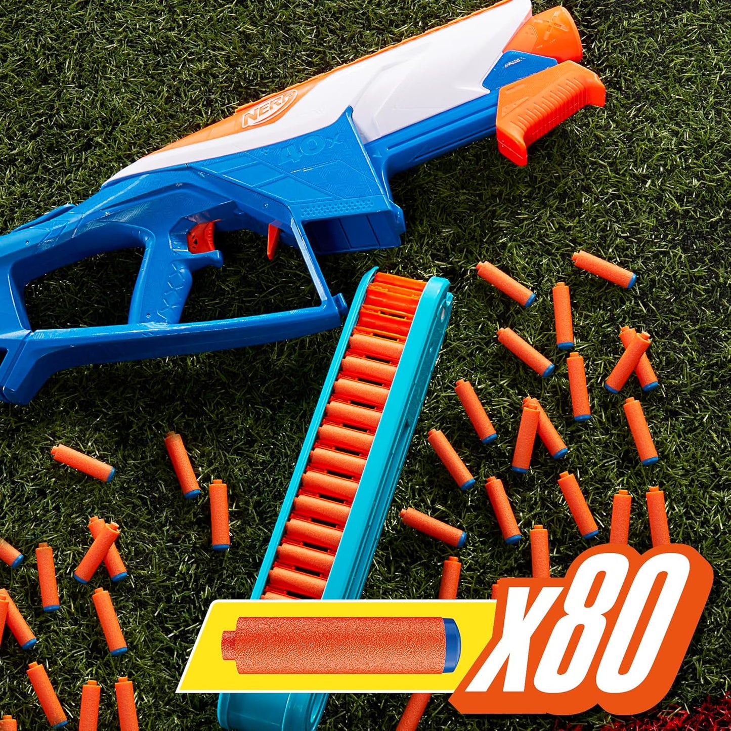 NERF N Series Infinite Dart Blaster 80 N1 Darts Compatible Only N Series Blasters 40 Dart
