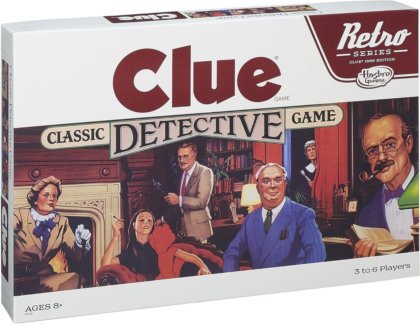 Hasbro Gaming Retro Series Clue 1986 Edition Board Game