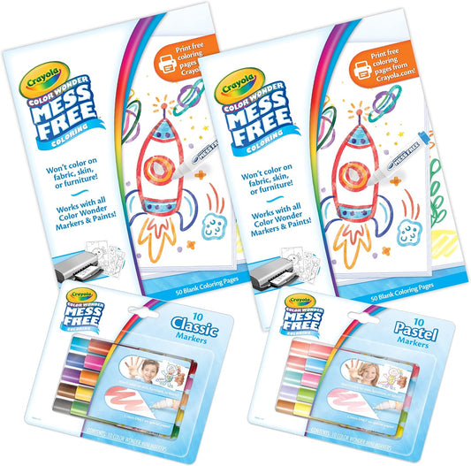 Crayola Color Wonder Mess Free Coloring Kit 120ct 100 Mess Free Coloring Pages 20 Mini