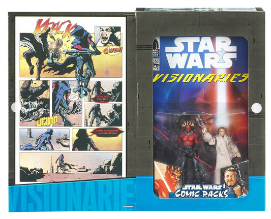 Hasbro Star Wars Visionaries 2010 SDCC San Diego ComicCon Comic Book 2Pack Darth Maul