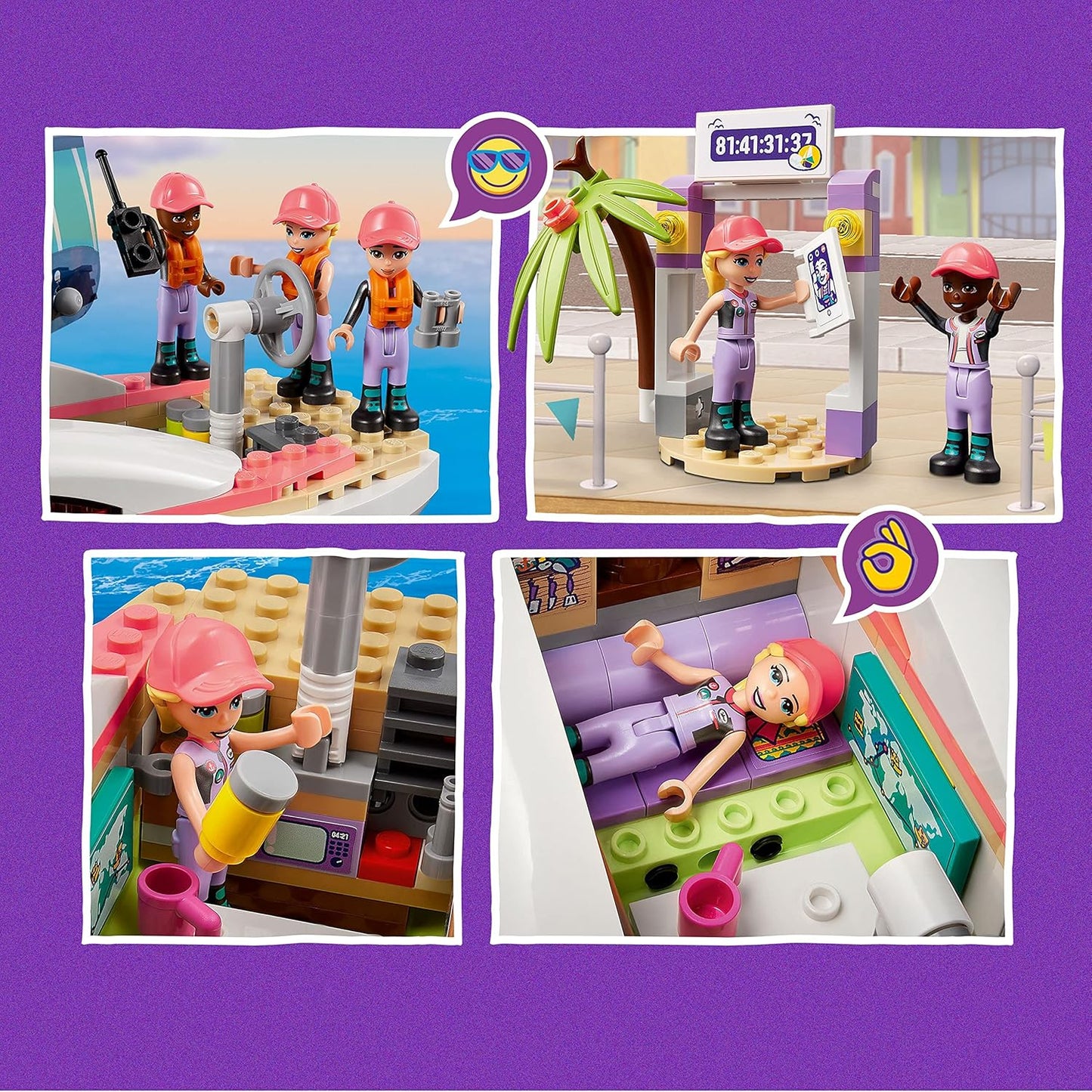 LEGO Friends Stephanie's Sailing Adventure Toy Boat Set 41716 – 41716