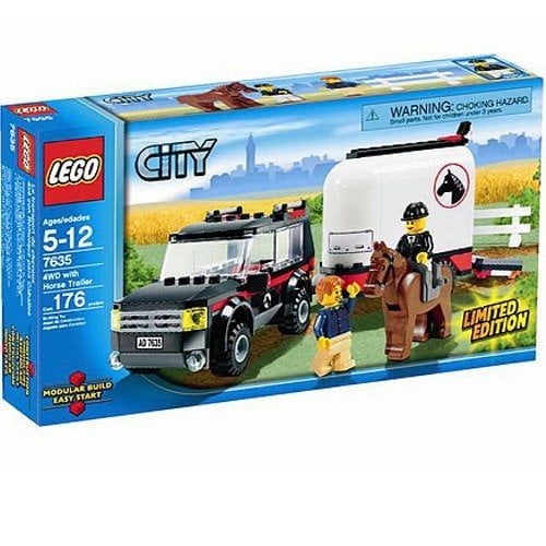 Lego City Limited Edition Set 7635 4WD With Horse Trailer
