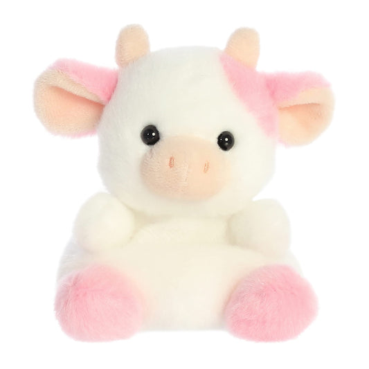 Aurora Adorable Palm Palsa Belle Strawberry Cowa Stuffed Animal - Pocket-Sized Play -