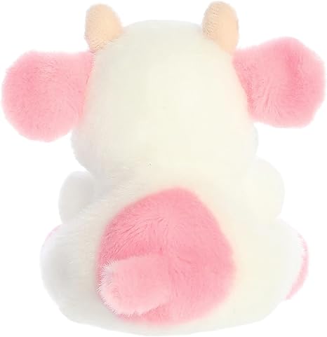Aurora Adorable Palm Palsa Belle Strawberry Cowa Stuffed Animal - Pocket-Sized Play -
