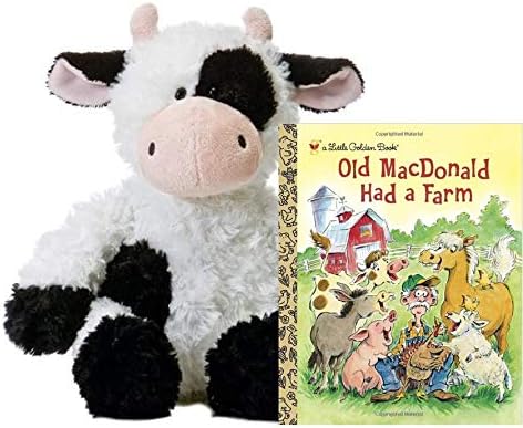 Aurora Tubbie Wubbie 12" Plush Cow A" Soft & Cuddly Companion – 12"