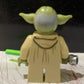 Star Wars Lego : Master Yoda Minifigure With Green Lightsaber