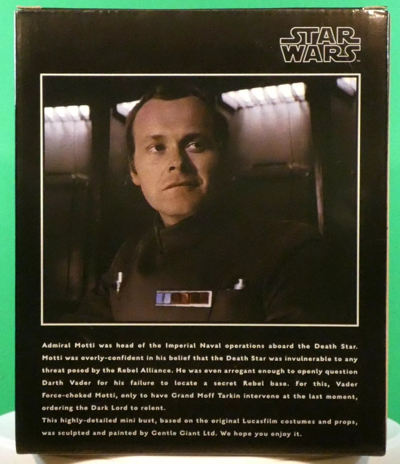 Star Wars Admiral Motti SDCC 2012 Mini Bust
